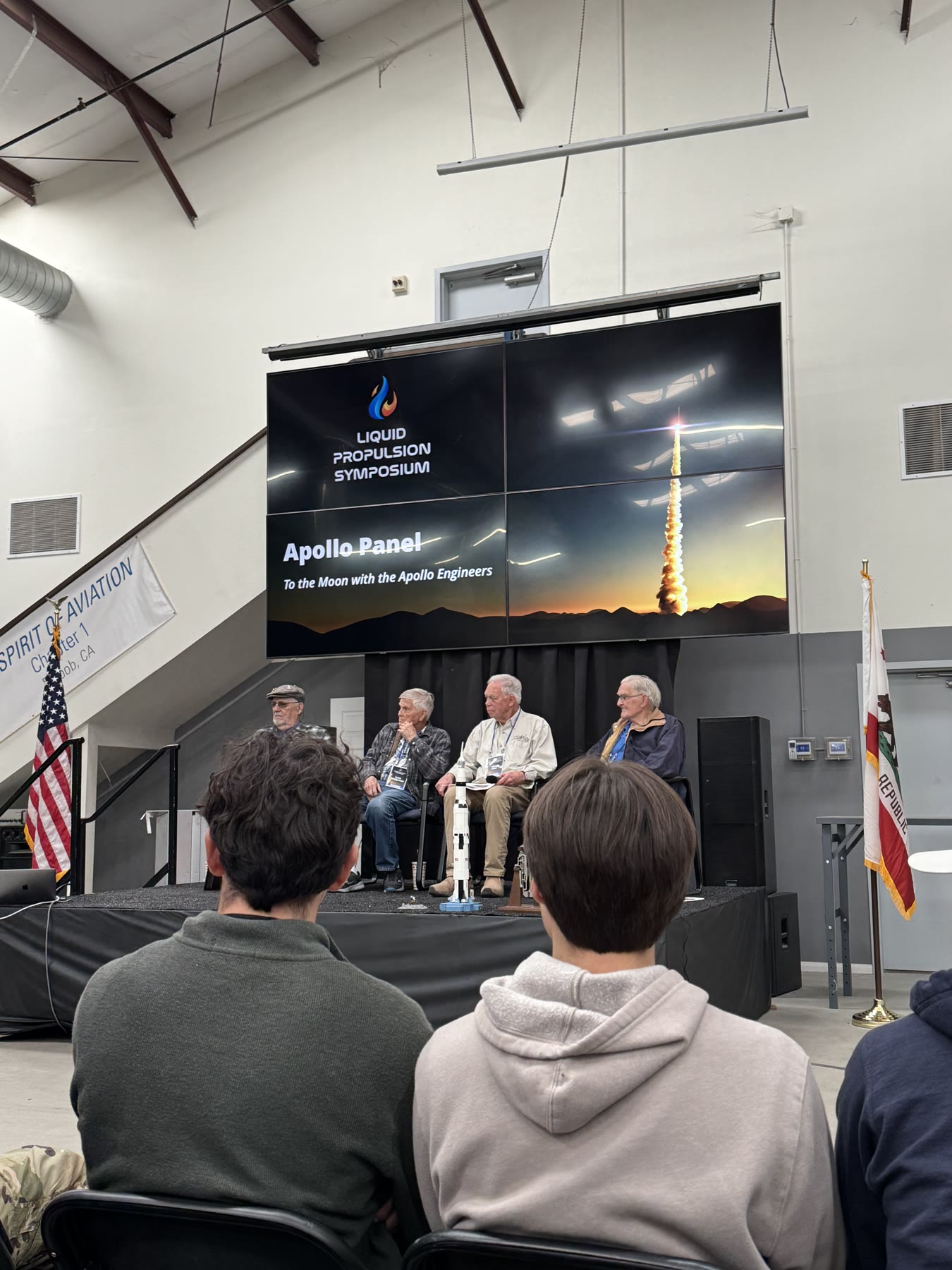 Apollo engineers speaking at the Liquid Propulsion Symposium